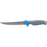 Buck Hookset 6" Saltwater Fillet Knife - 6" Flexible Blade, Blue and Grey Reinforced Handle